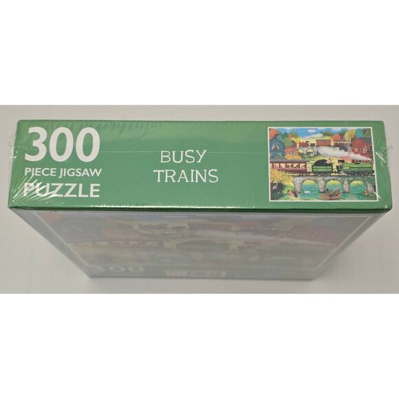 Busy Trains 1000 Piece Jigsaw Puzzle Page Publications Collection NEW Sealed NIB - Picture 3 of 4